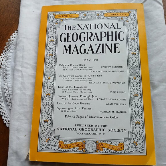 The National Geographic Magazine  May 1948 - Picture 1 of 4